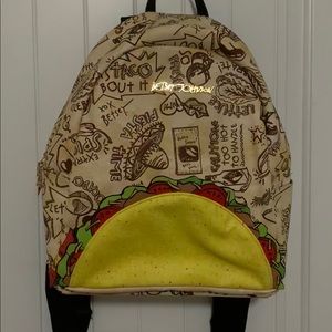 Betsey Johnson “lets Taco bout it” backpack
